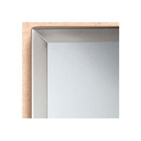 BOBRICK Bobrick Tempered Glass Channel-Frame Mirror - 24inW x 36inH - B1658 2436